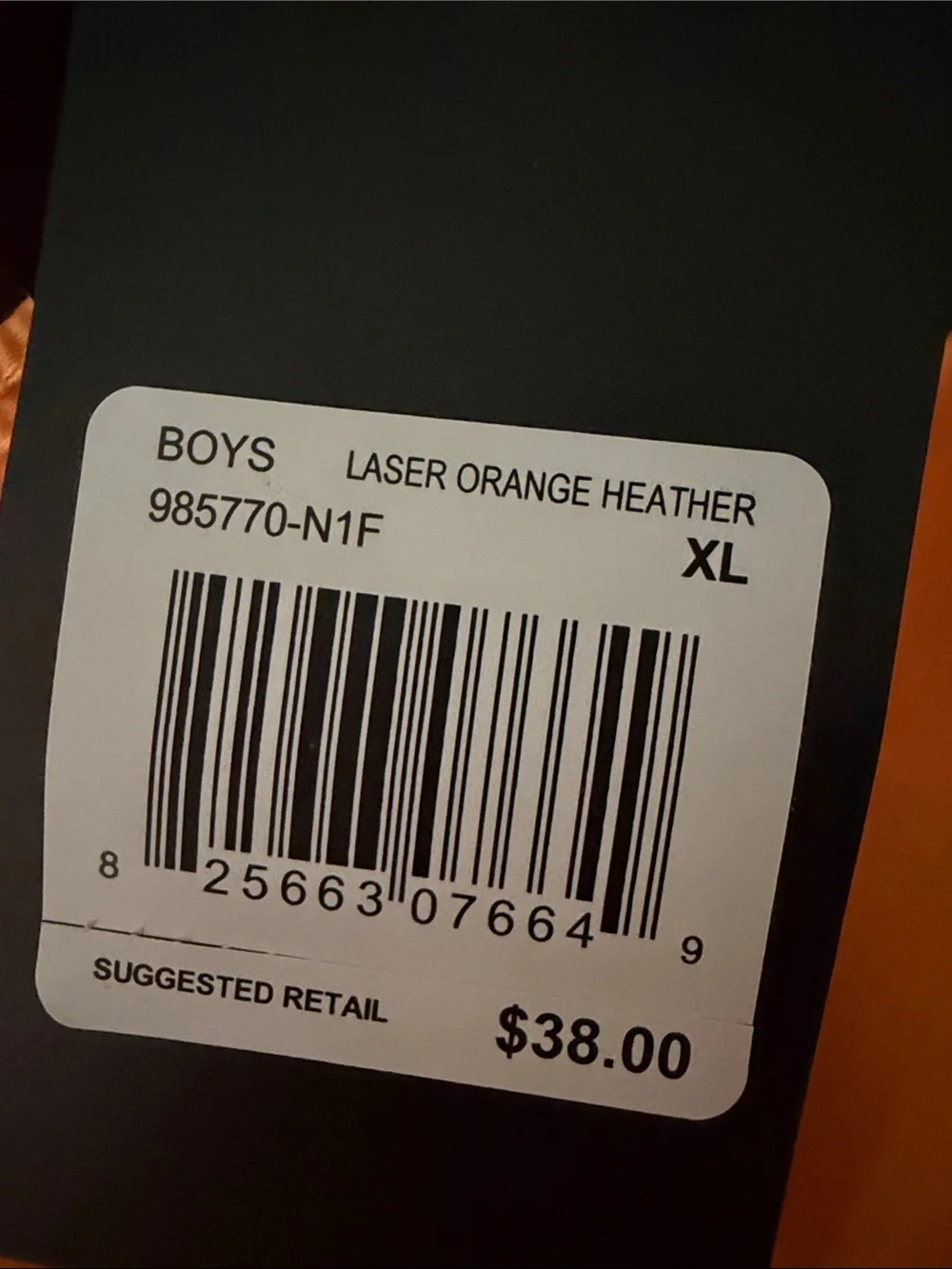 Hurley vibrant orange