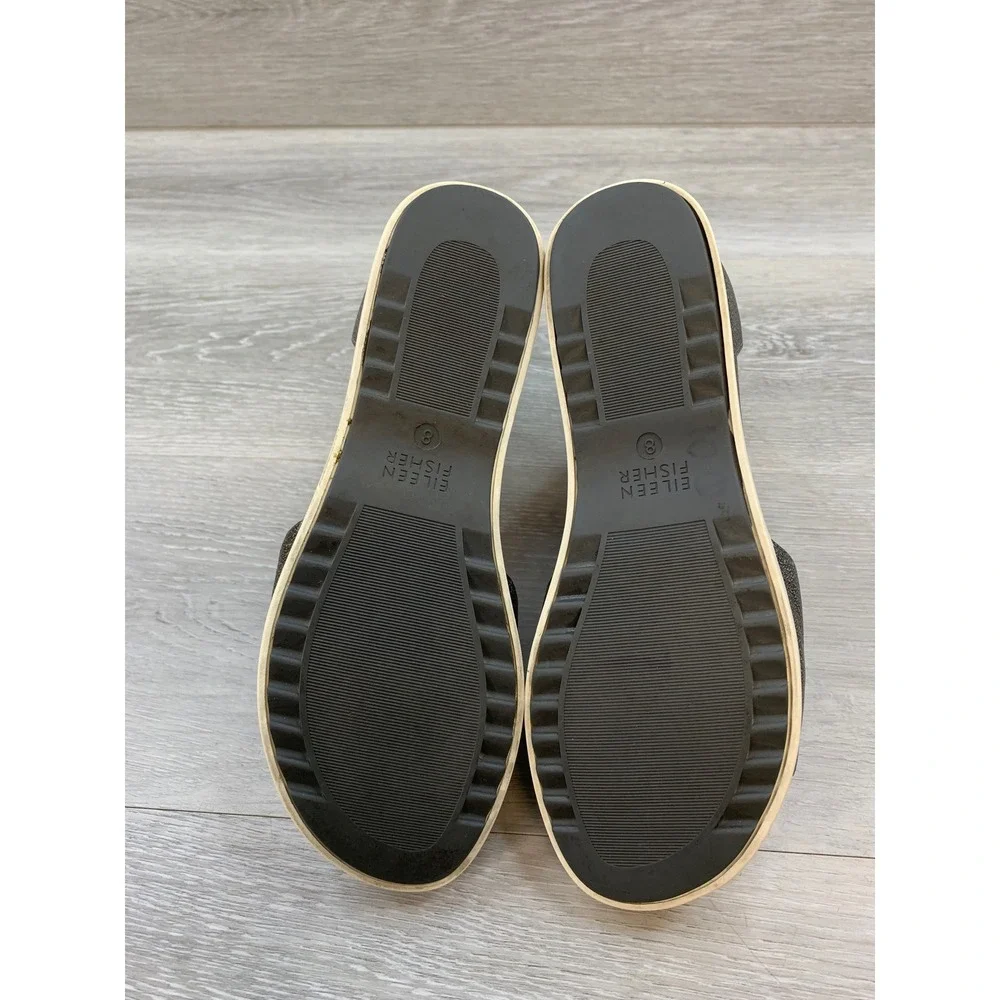 Eileen Fisher toned strap heel