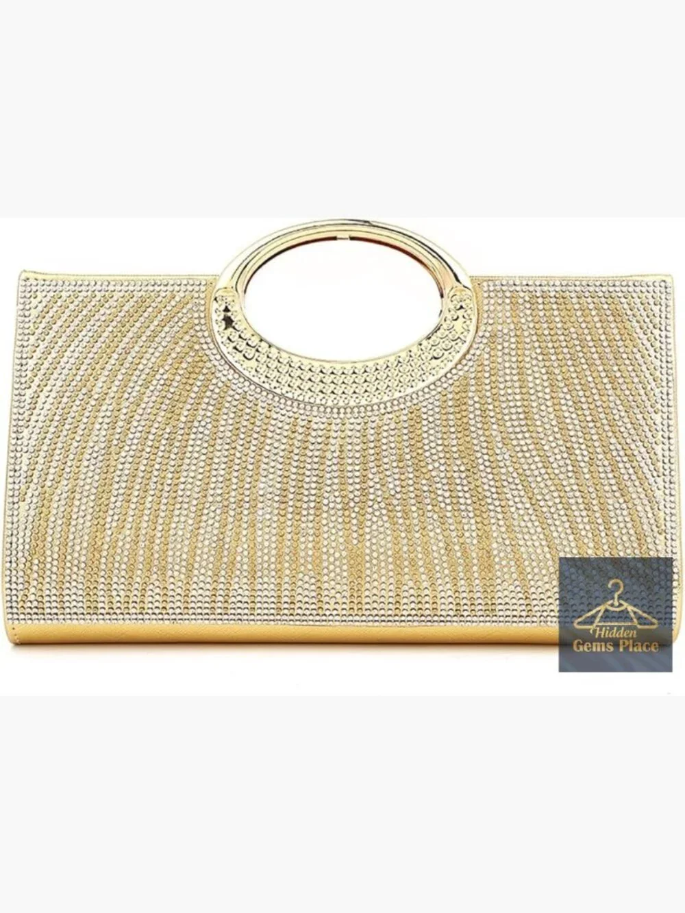 Crystal Evening Handbag Glitter Clutch Wedding Shoulder Bag Small Square