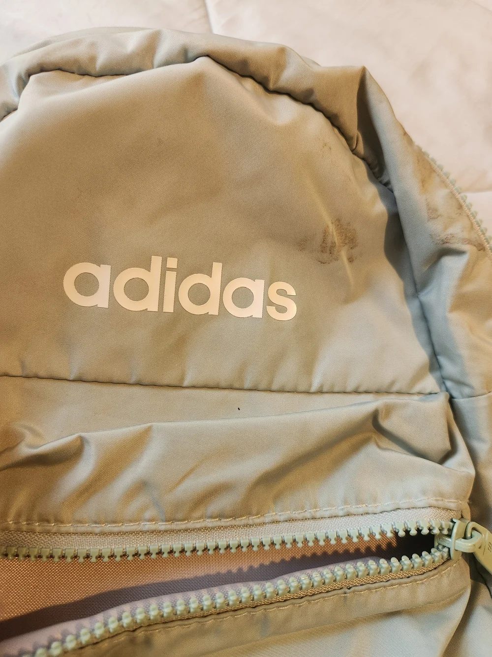 adidas Light Sage Green Mini Backpack