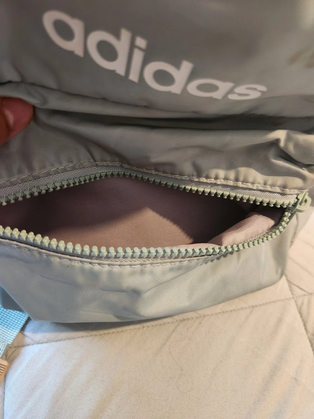 adidas Light Sage Green Mini Backpack