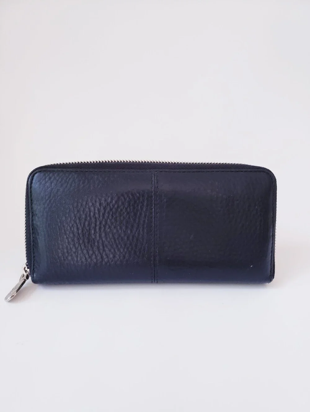 Vintage Cole Haan Black Pebble Leather Wallet