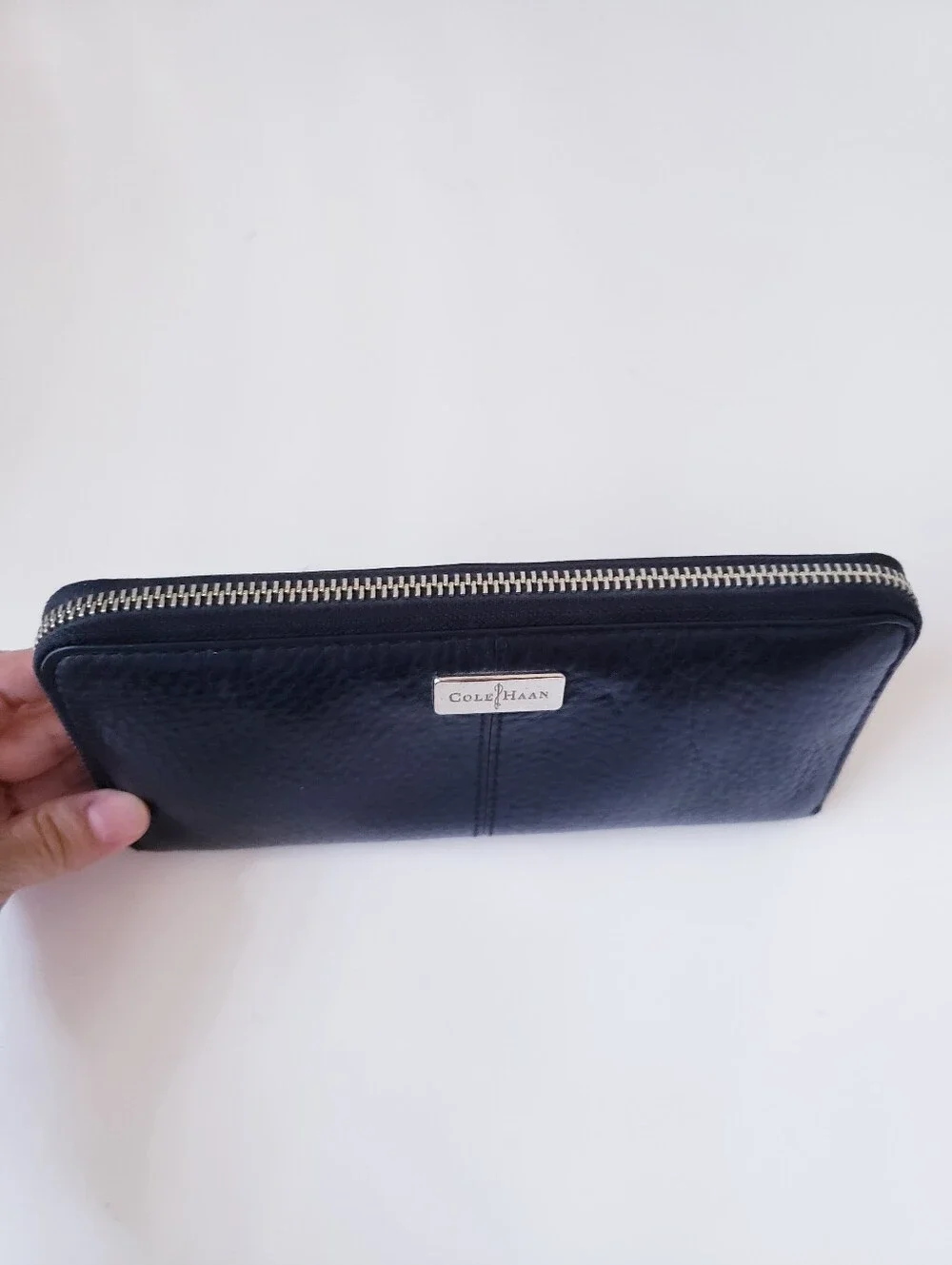 Vintage Cole Haan Black Pebble Leather Wallet