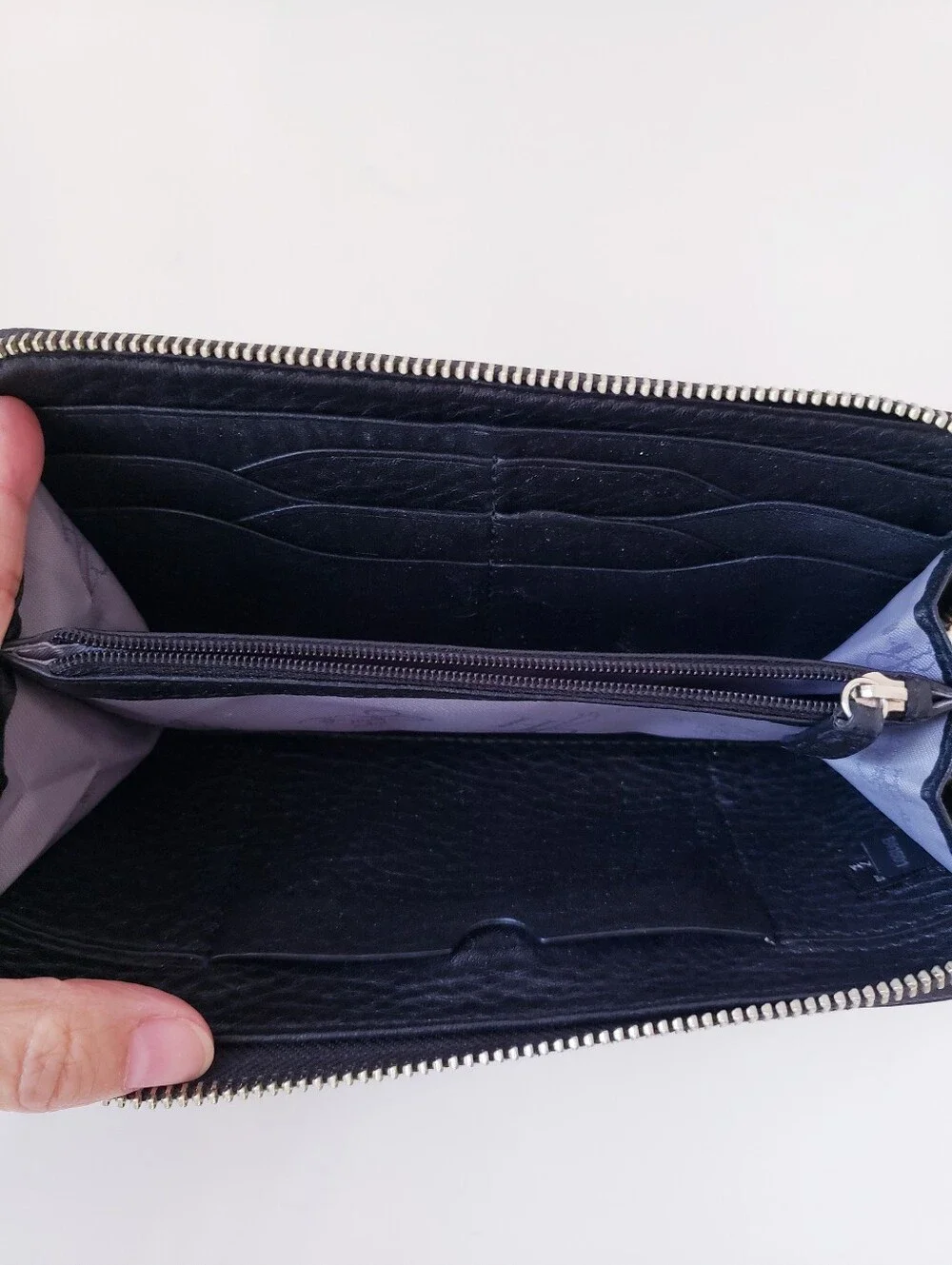Vintage Cole Haan Black Pebble Leather Wallet