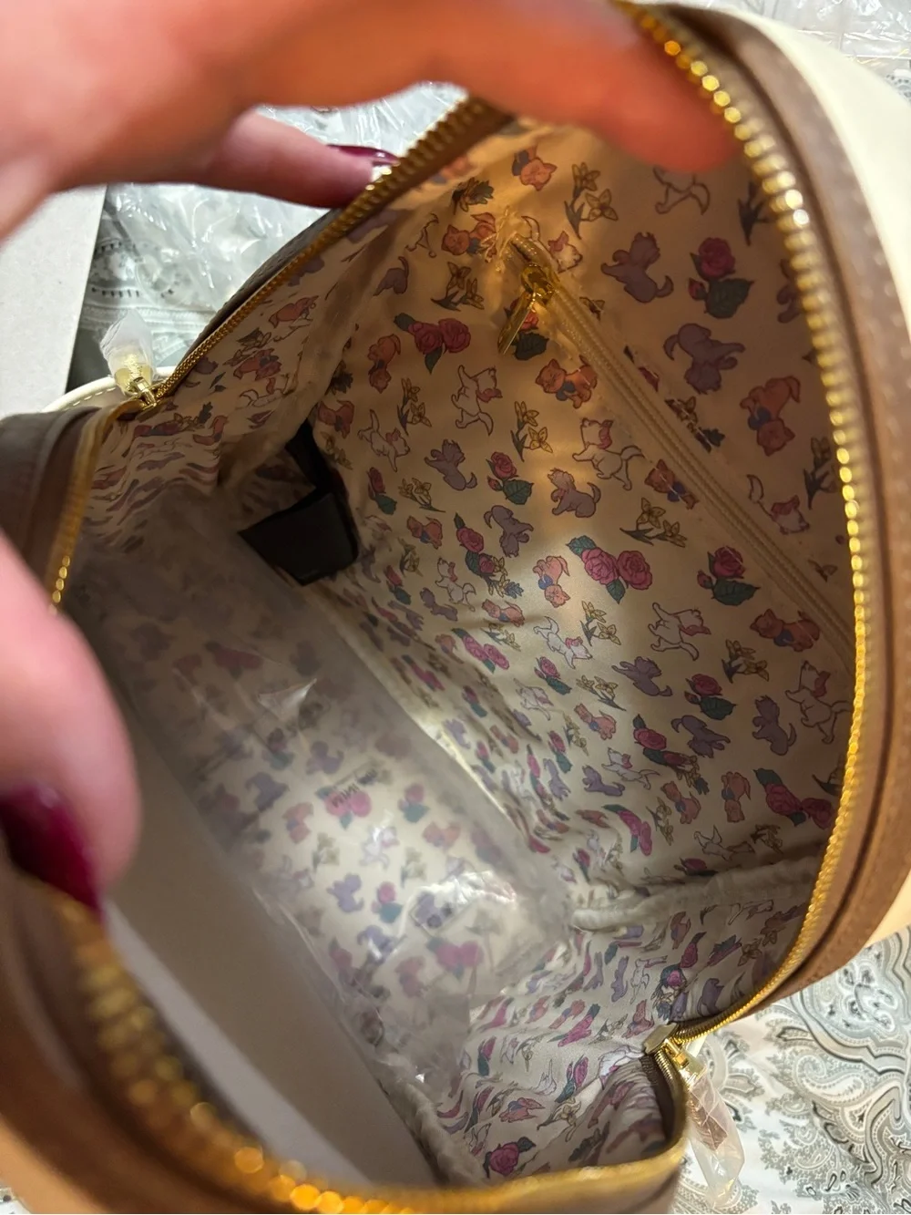Disney x Loungefly Cream & Brown Aristocats Backpack