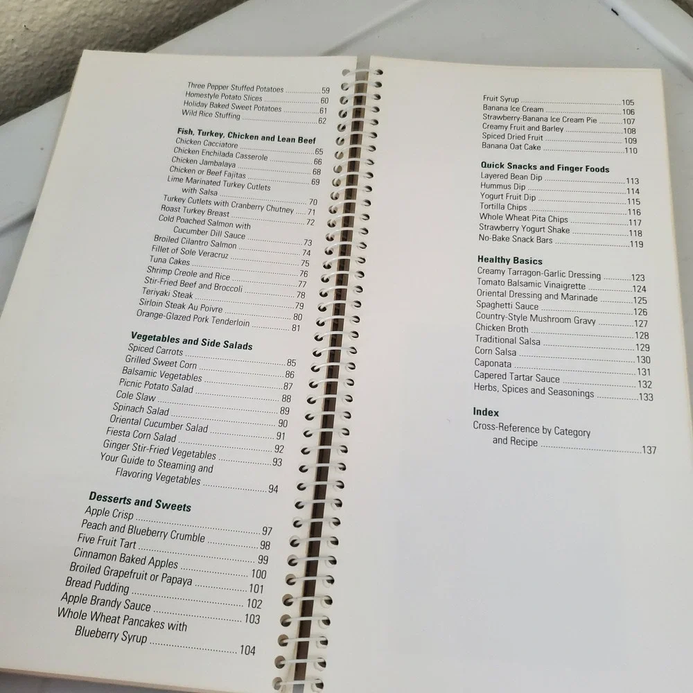 Pritikin Systems pritikin cookbook