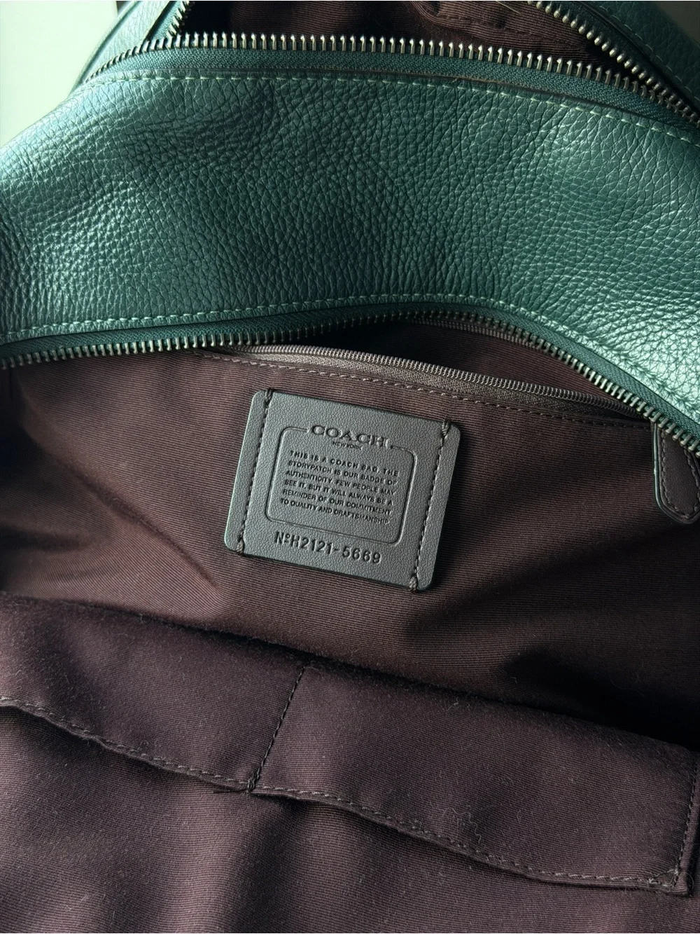 Coach features spacious