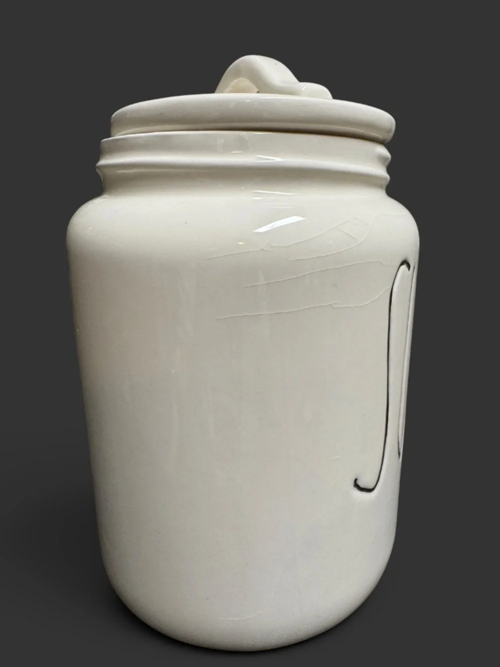 NOT FOR SALE - Rae Dunn Magenta SUGAR Ceramic Canister w/Lid