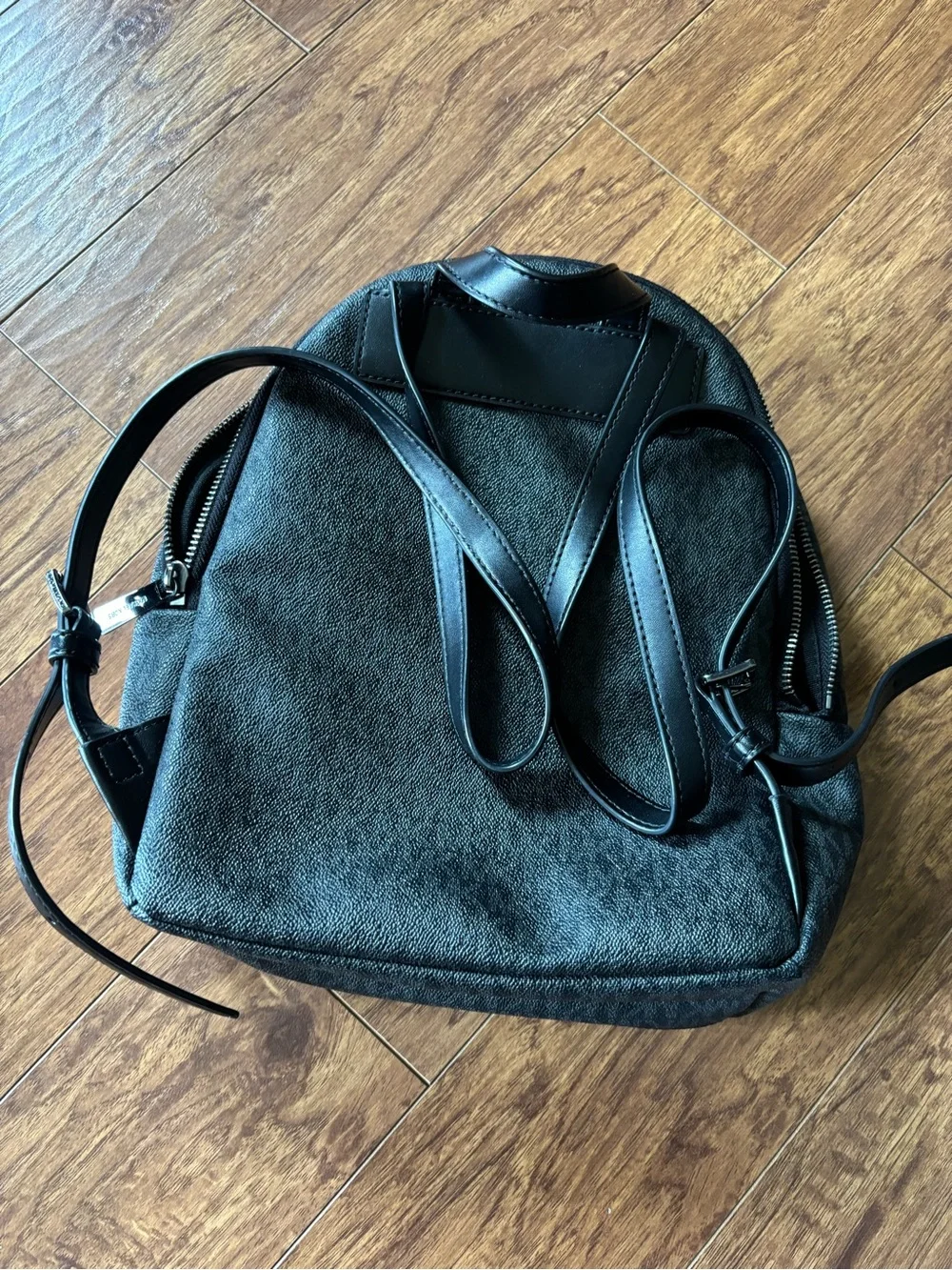 Michael Kors black leather