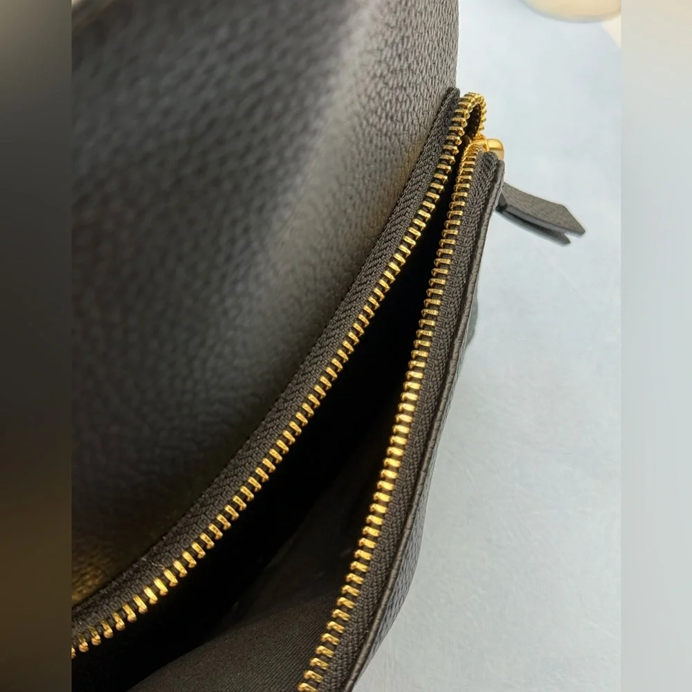 🆕 OROTON 🧿 NWOT Lilly Small Backpack, Black Leather