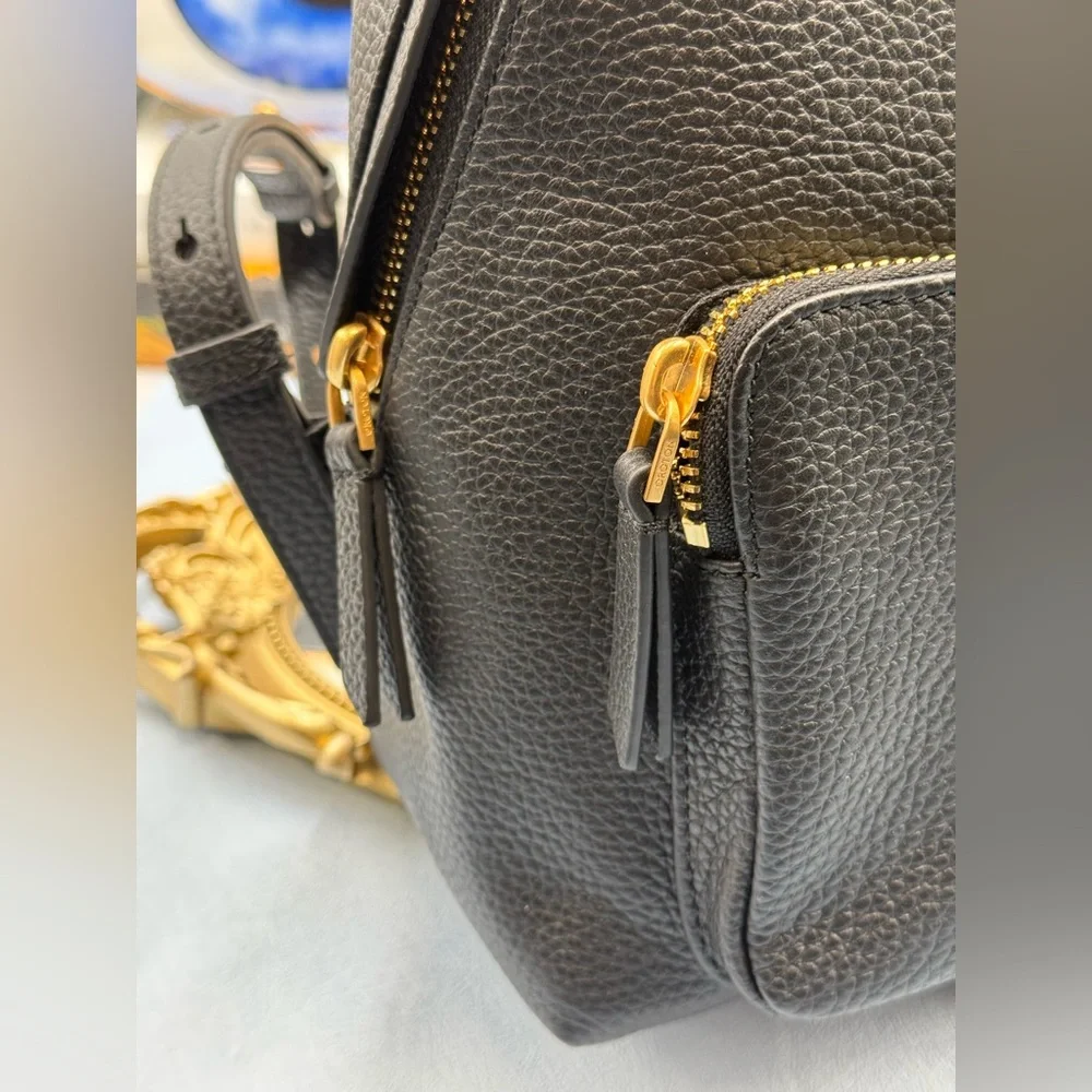 🆕 OROTON 🧿 NWOT Lilly Small Backpack, Black Leather
