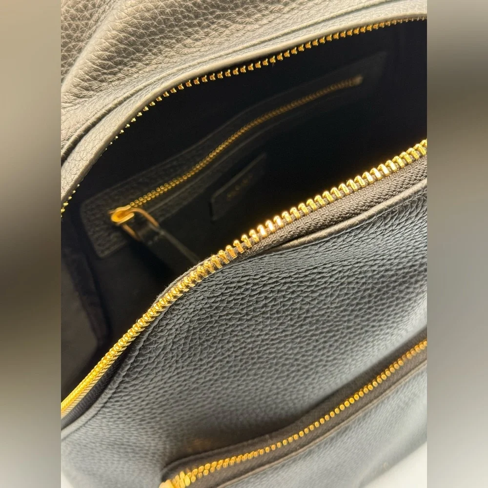 🆕 OROTON 🧿 NWOT Lilly Small Backpack, Black Leather