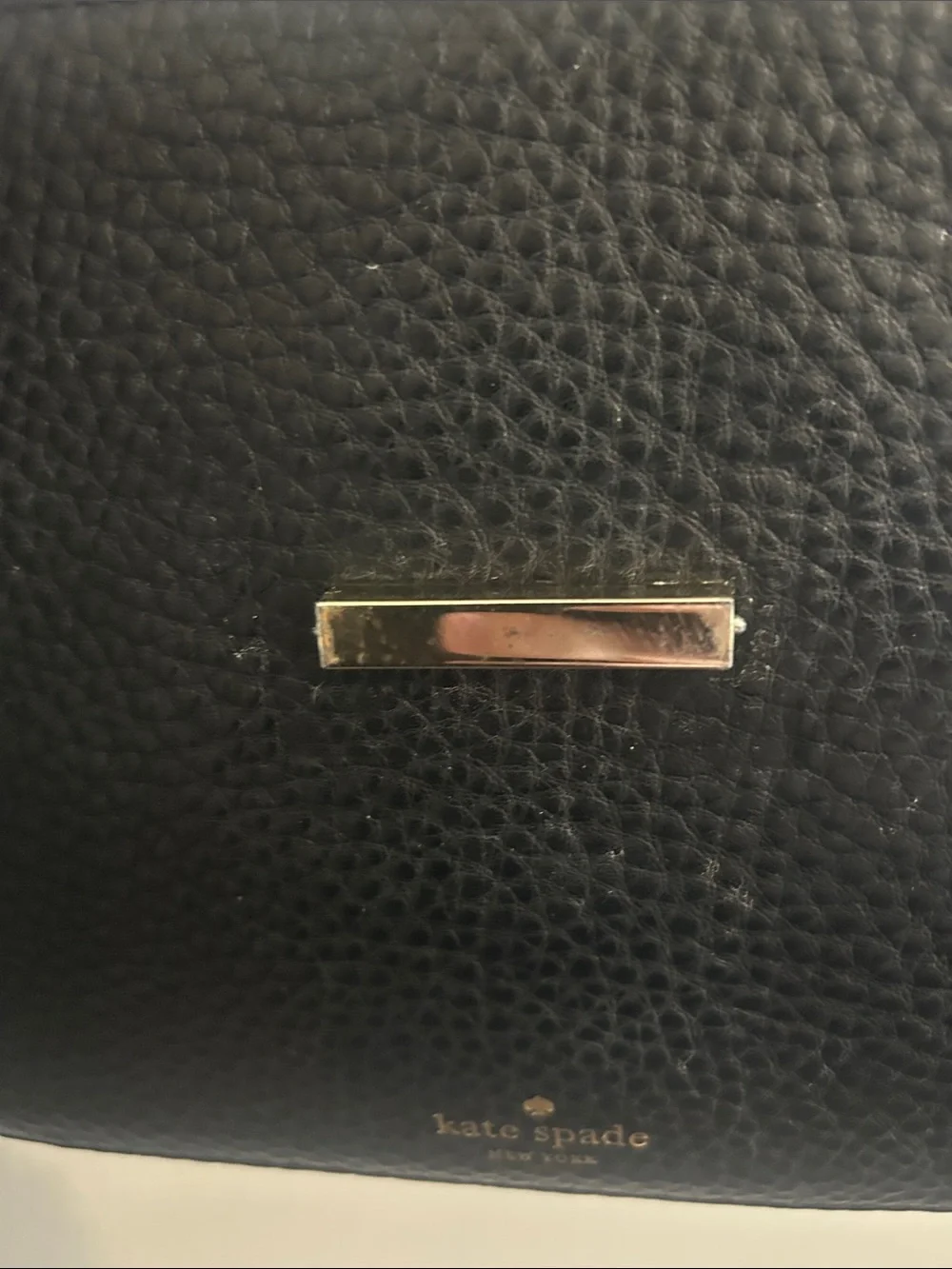 kate spade structured pebbled