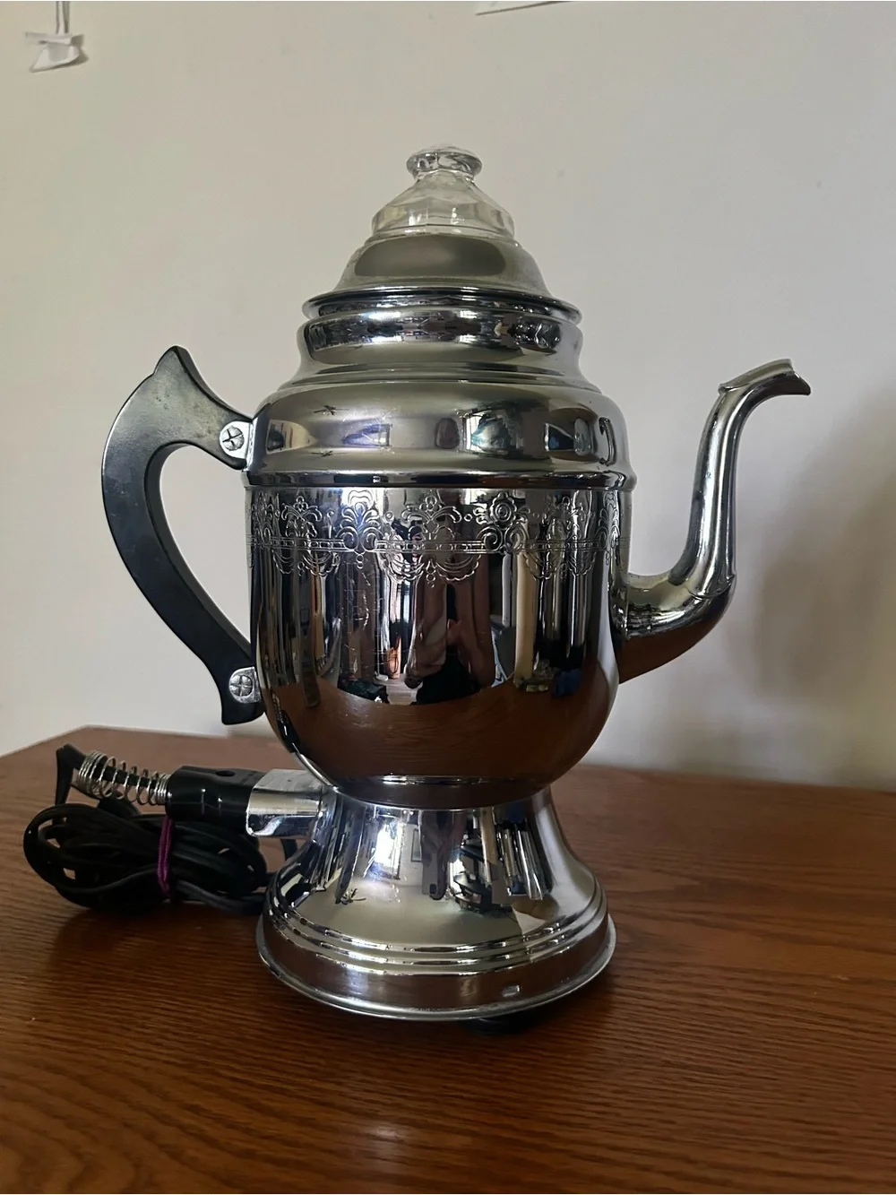 Vintage United Electric Kettle Percolator 950A