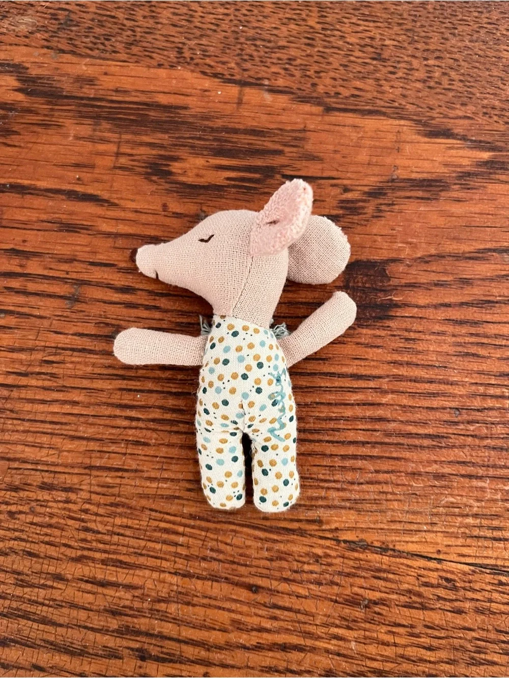 Maileg Sleepy Wakey Baby Mouse in Matchbox