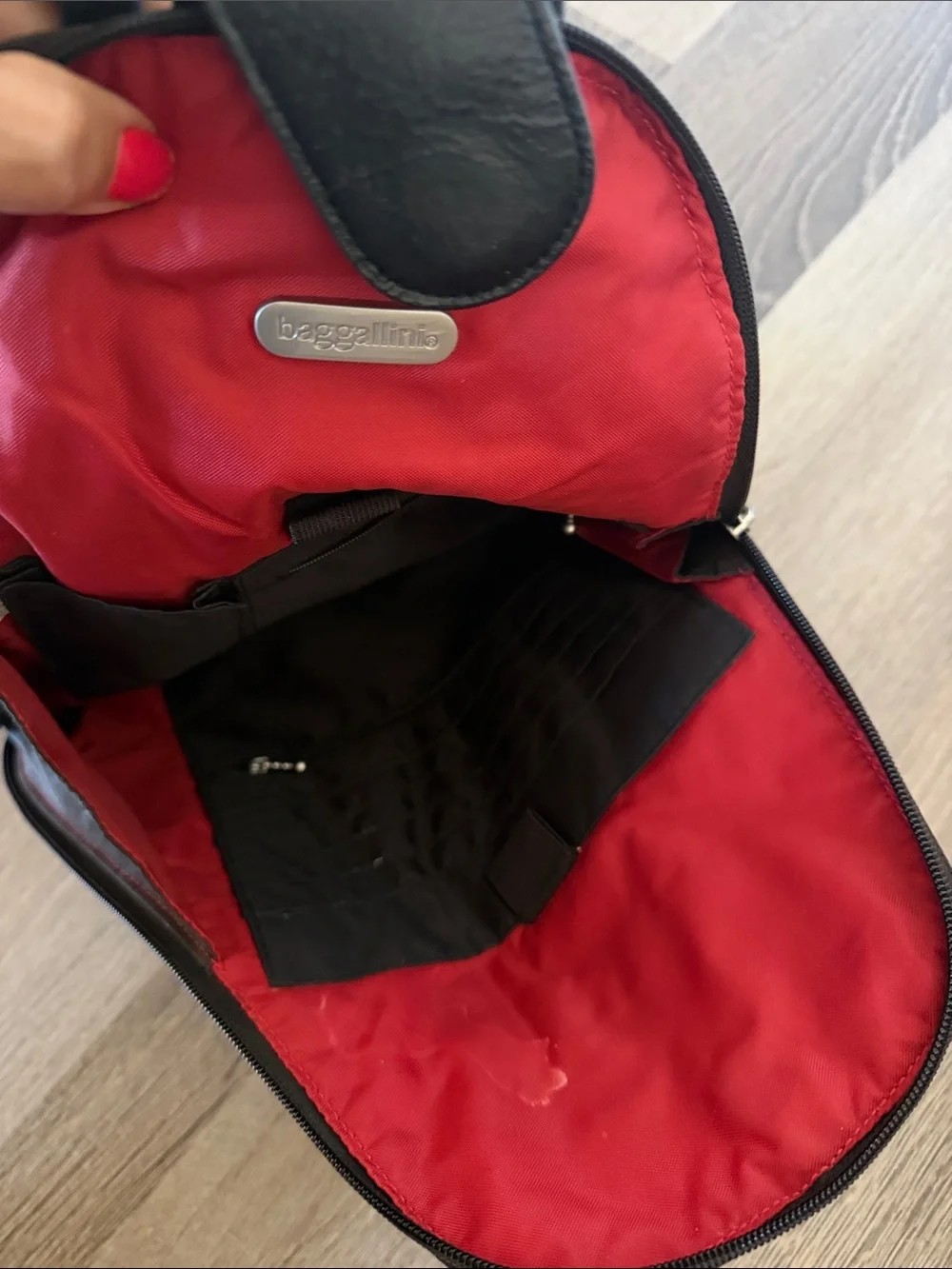 Baggallini Dark Brown travel Backpack