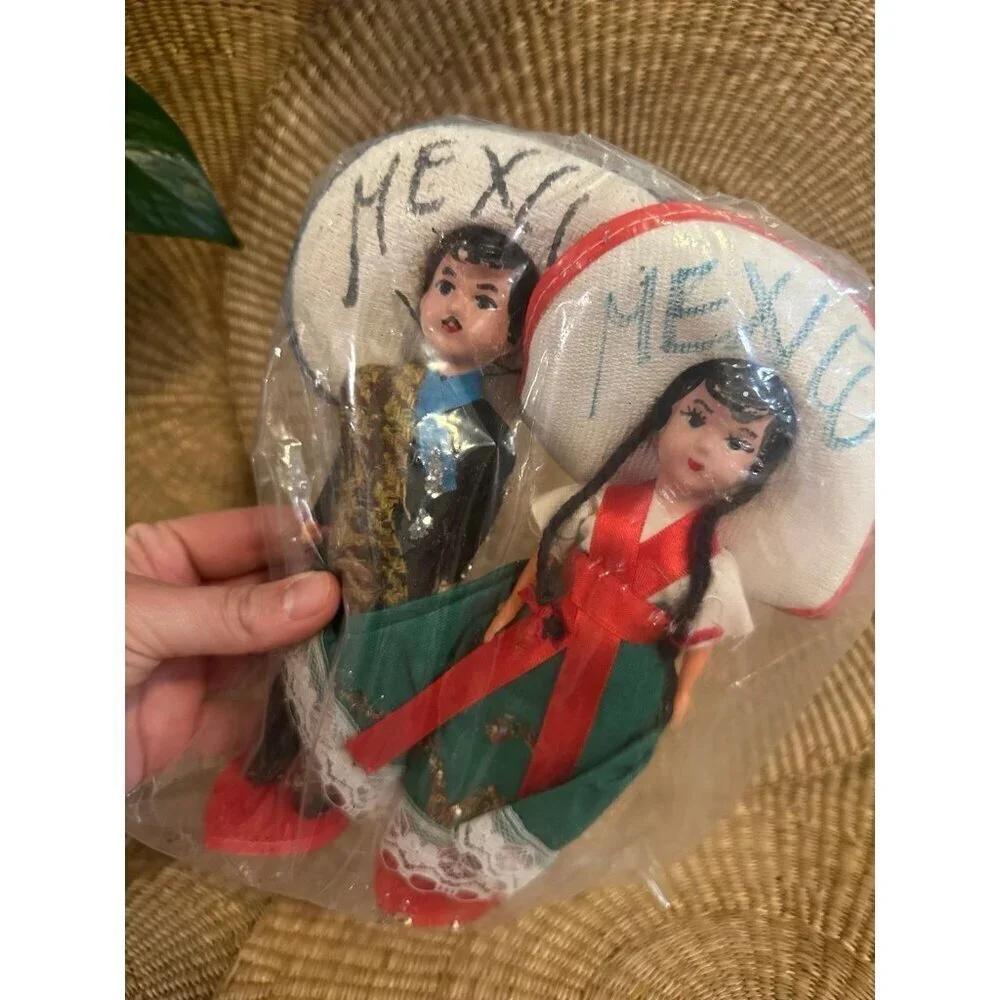 8” Mexico plastic Dolls