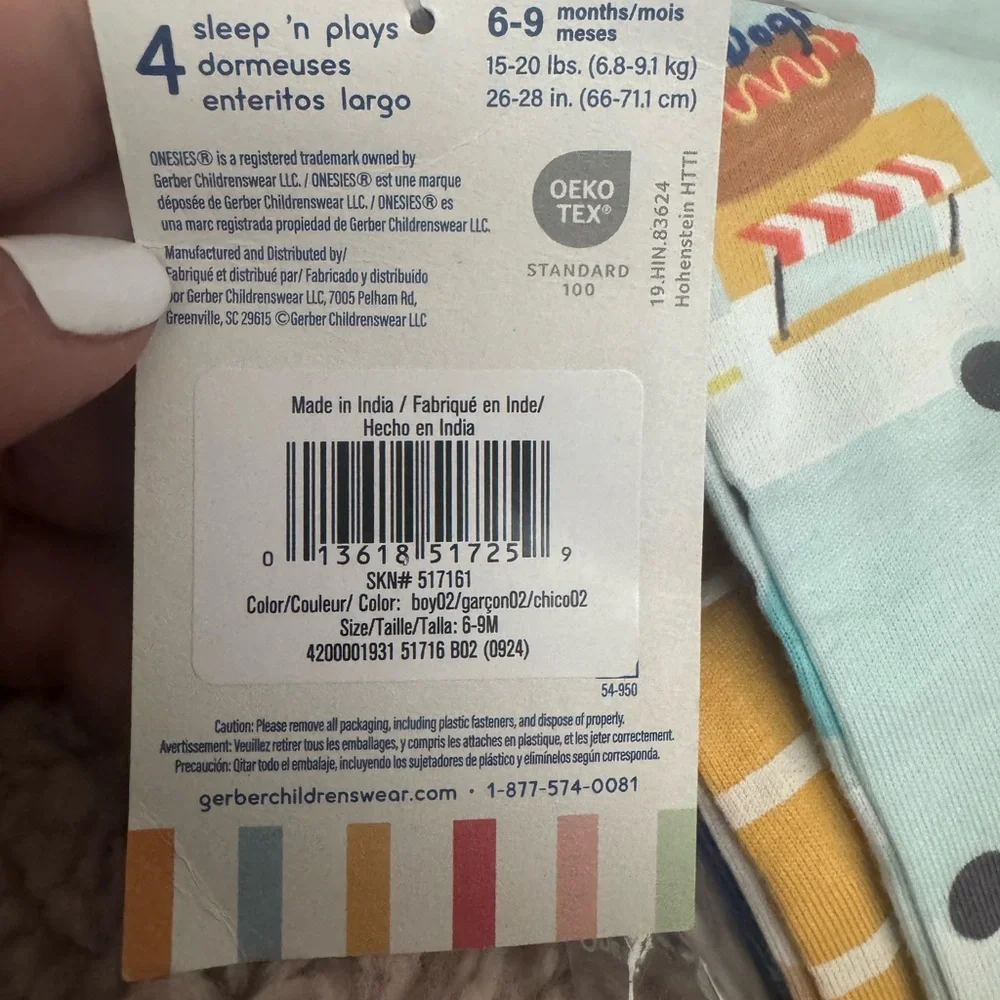 Gerber nwt onesies