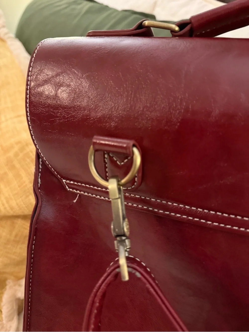 Eco-susi burgundy faux
