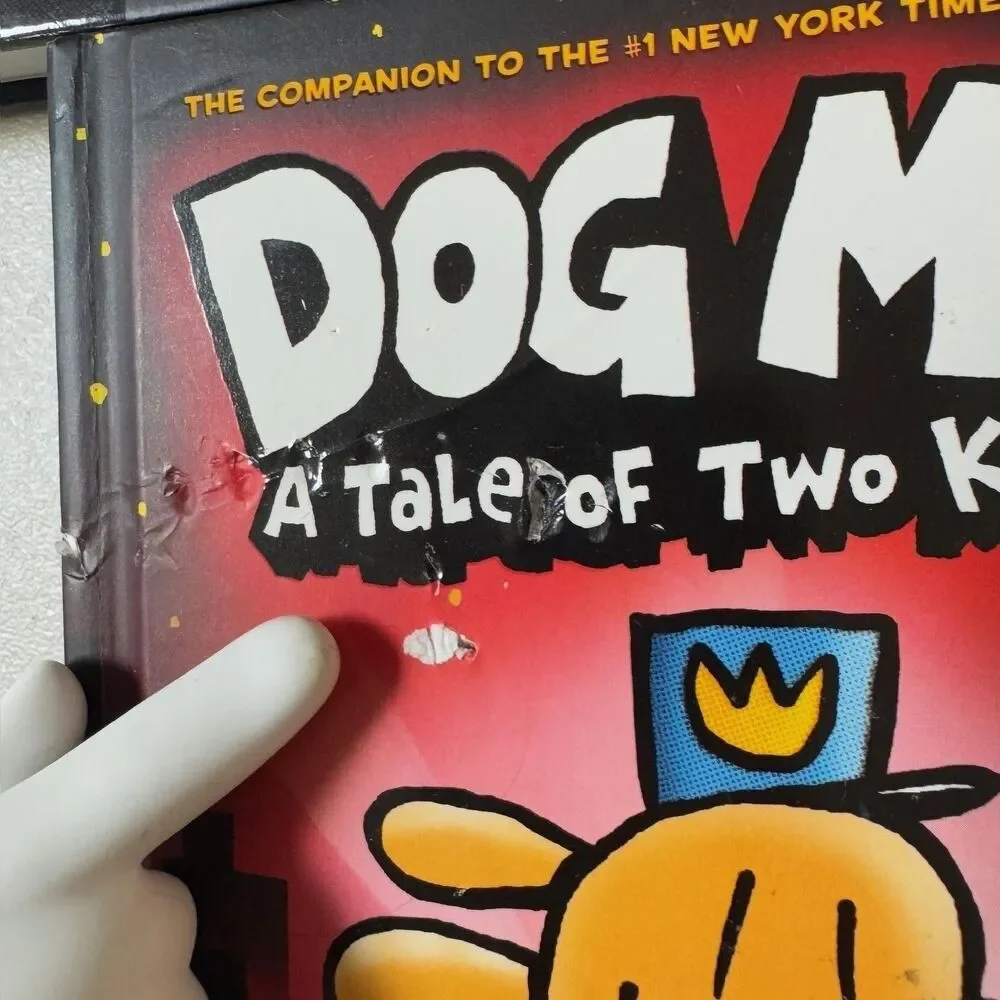 Dog Man Books Dav Pilkey Hardcover 3 Set Comic Graphic Novel Funny Illustrated