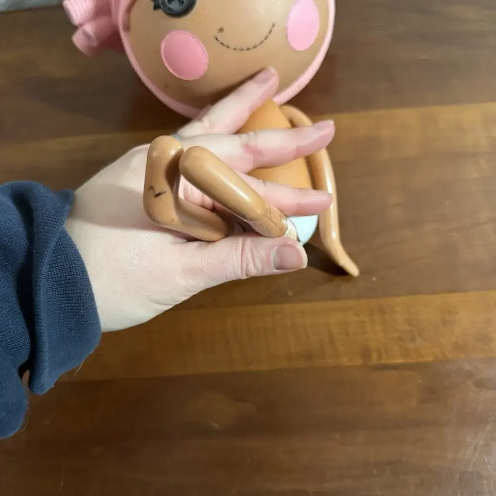 Lalaloopsy Blossom Flowerpot 12” Doll No Clothes Pink Pigtails Flower 2009 Toy