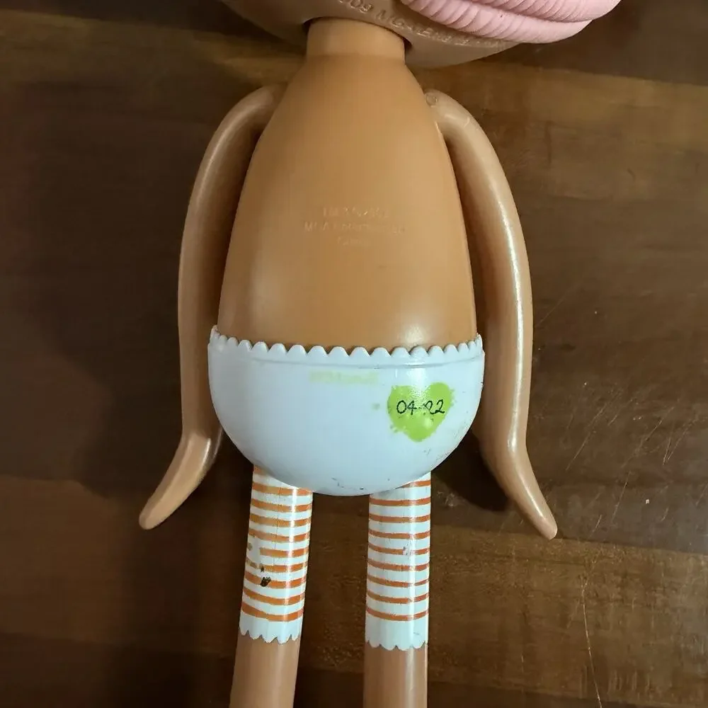 Lalaloopsy Blossom Flowerpot 12” Doll No Clothes Pink Pigtails Flower 2009 Toy