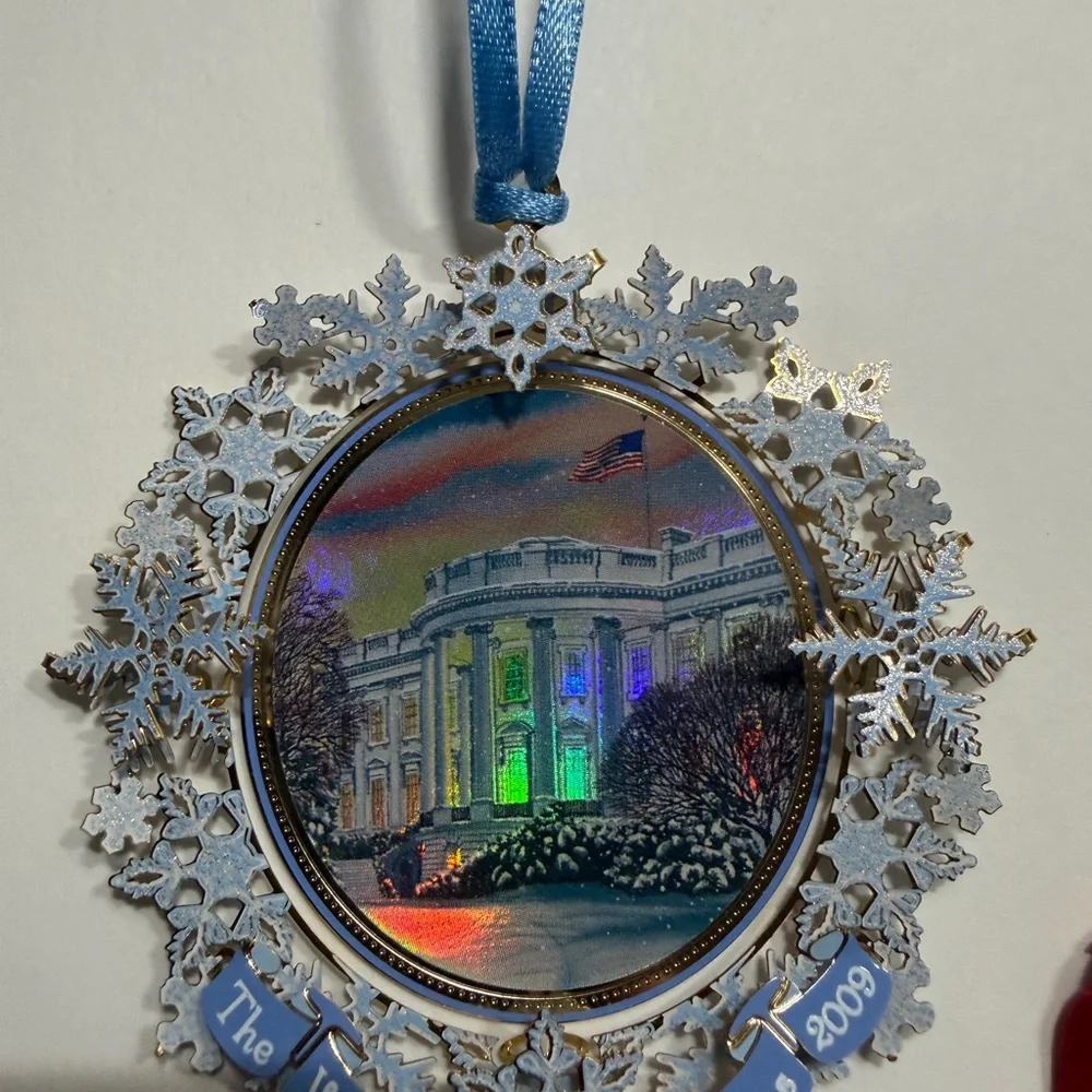 White House Historical Ornaments Lot of 5‎