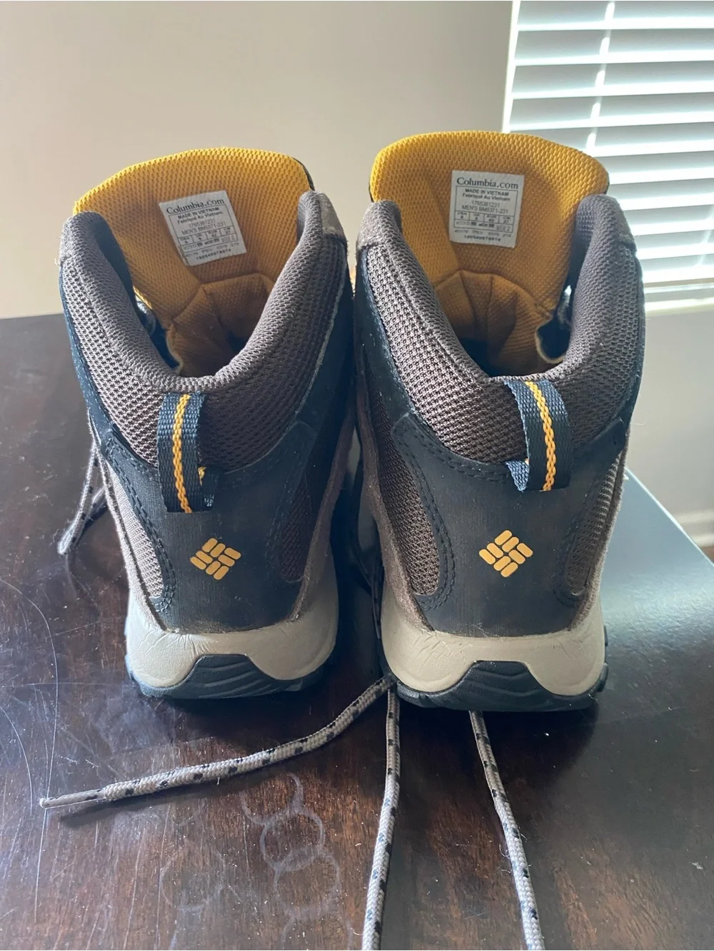 Columbia Brown and Black Men's Hiking Boots