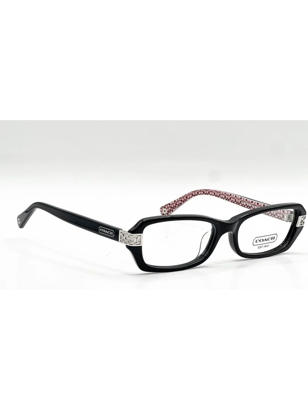 Coach HC 6005A 5034 Black Rectangle Authentic Eyeglass Frames 53-17-135