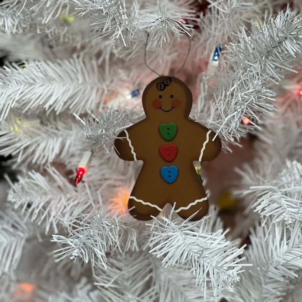 Gingerbread Man Christmas Ornament