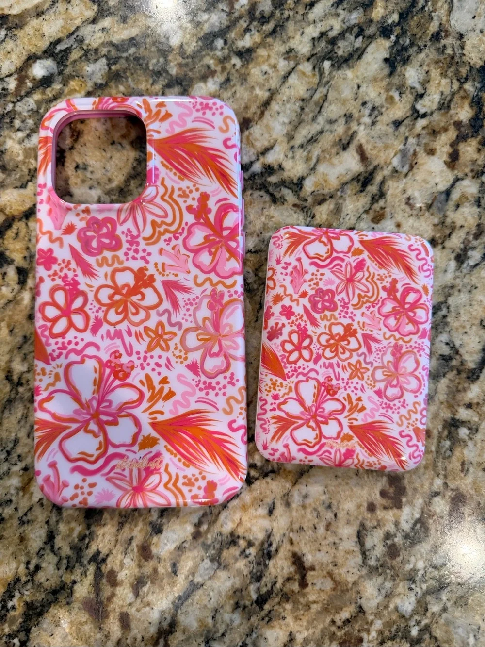 Stardust iPhone 15 Pro Max Case and Matching Power Bank