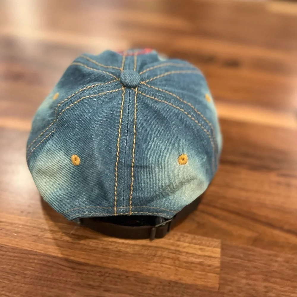 Vintage cancer ribbon hat