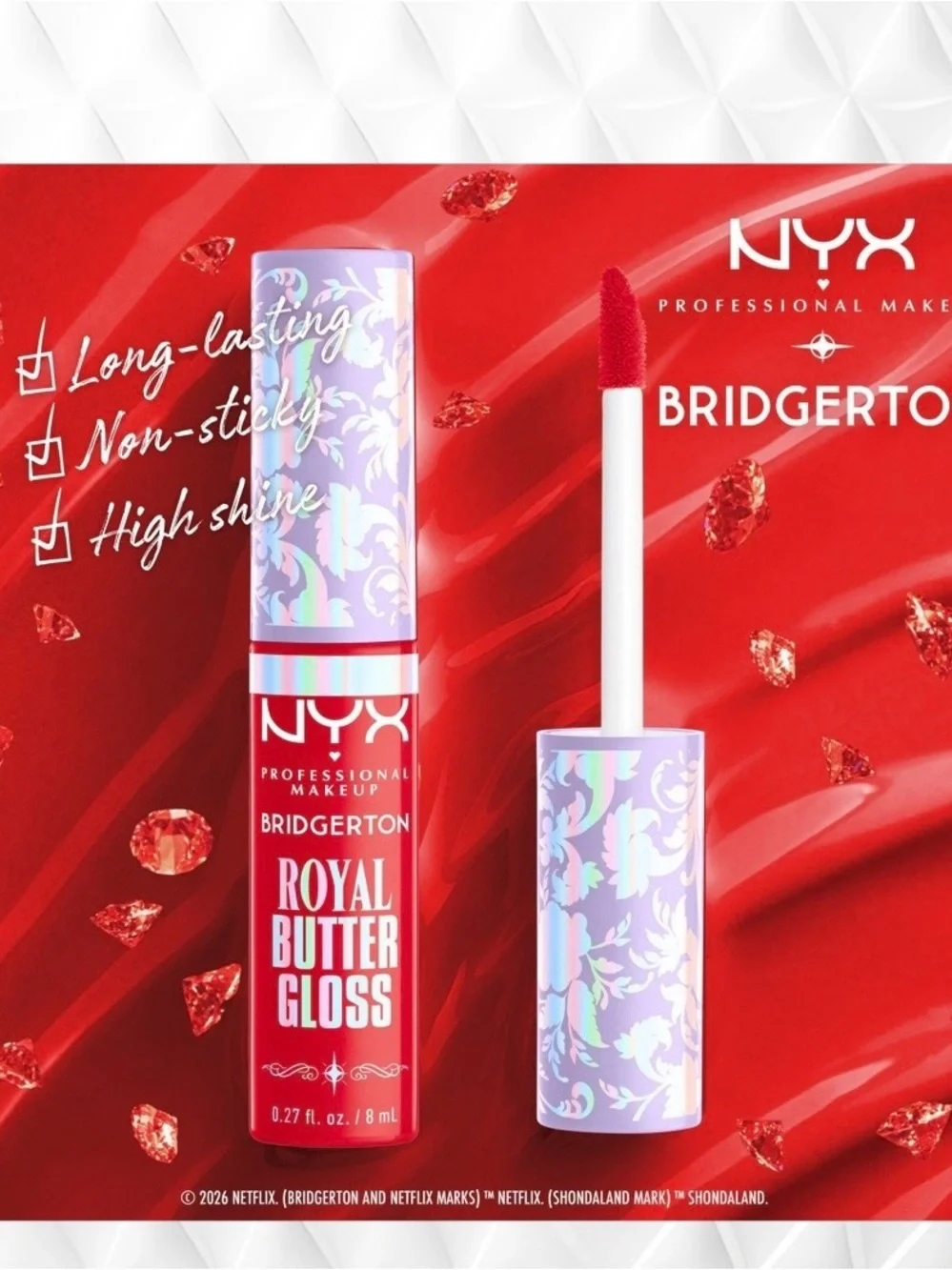 NYX Bridgerton Lip Kit & Decorative Tin