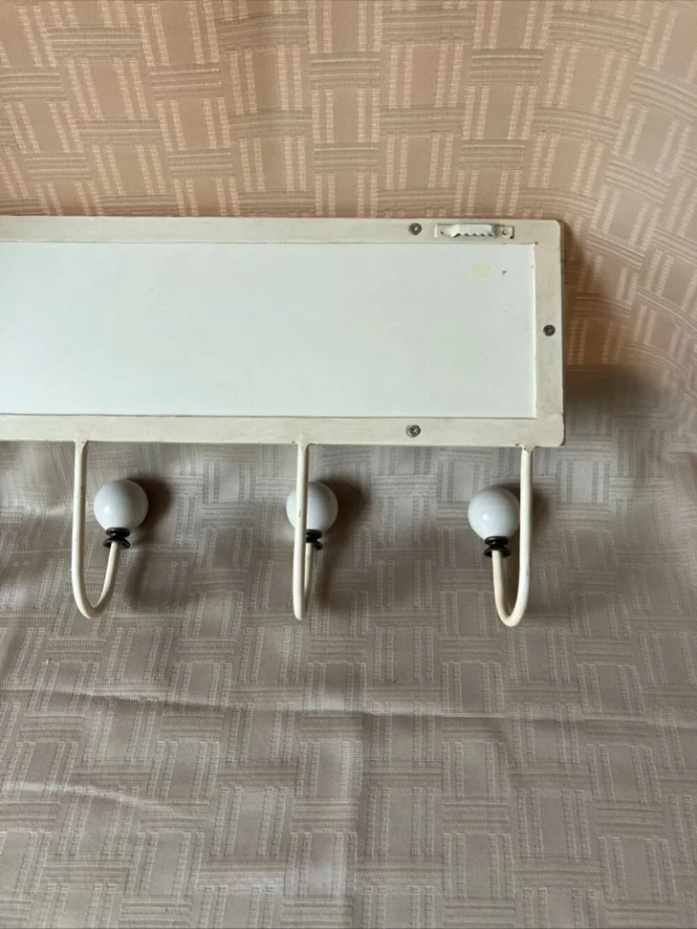 Shabby Chic Floral Rose 4-Hook Wall Rack / French Provincial