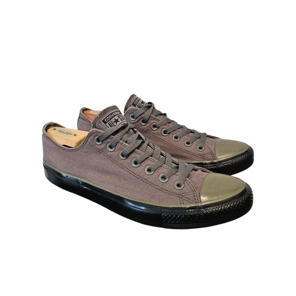 Converse Chuck Taylor  117961F Low Top Gray/Black Sneaker Shoes Men's 10