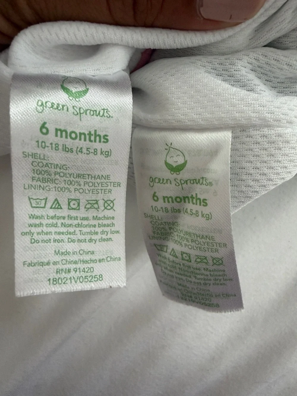 Green Sprouts soft pink