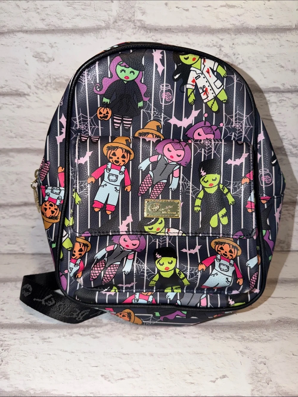 BETSEY JOHNSON Halloween Characters Purse Backpack Unique and Rare! So Cute!