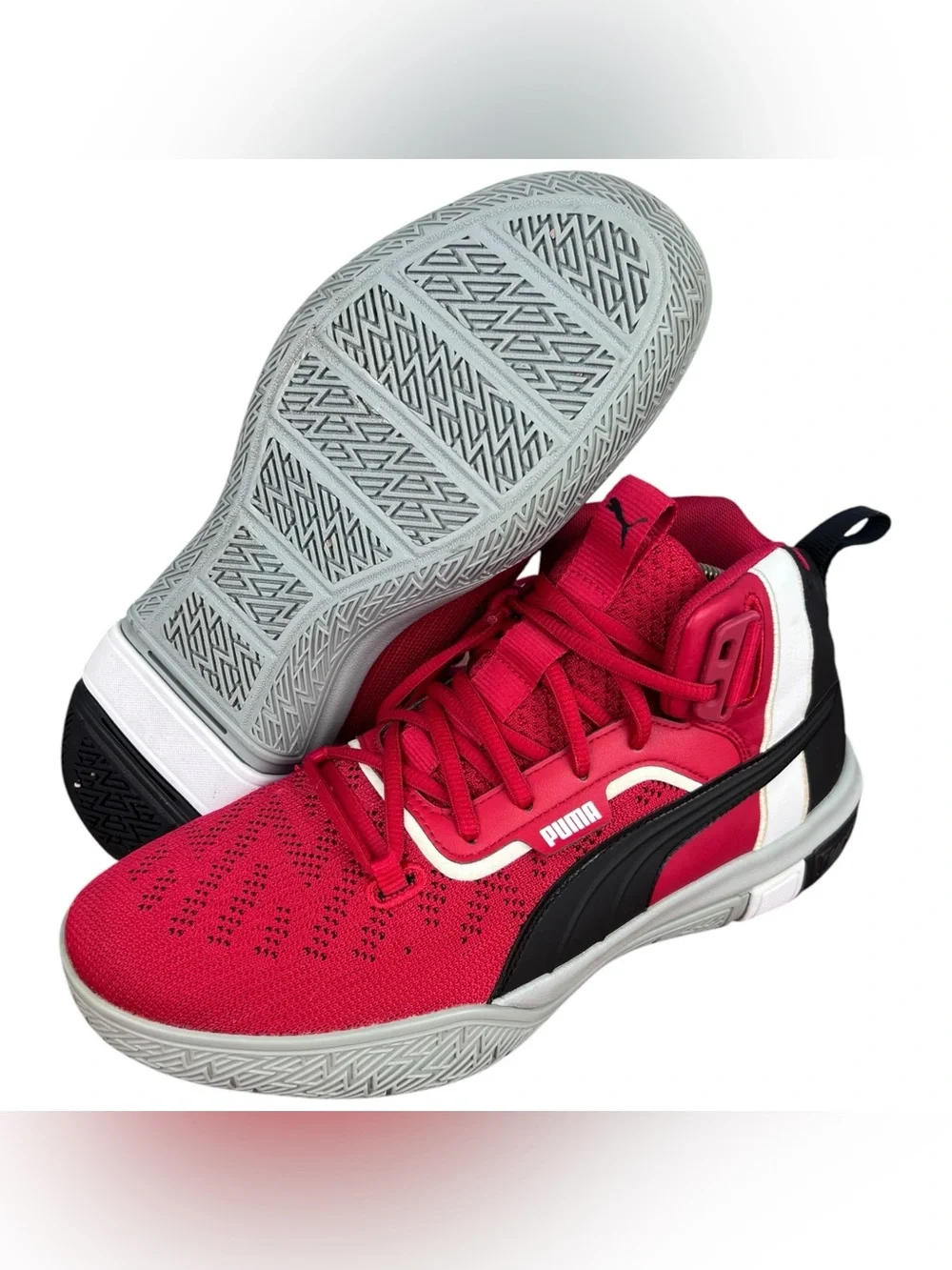 Puma Legacy March Madness Toreador Men’s Red/Black Basketball Sneakers Sz 10.5