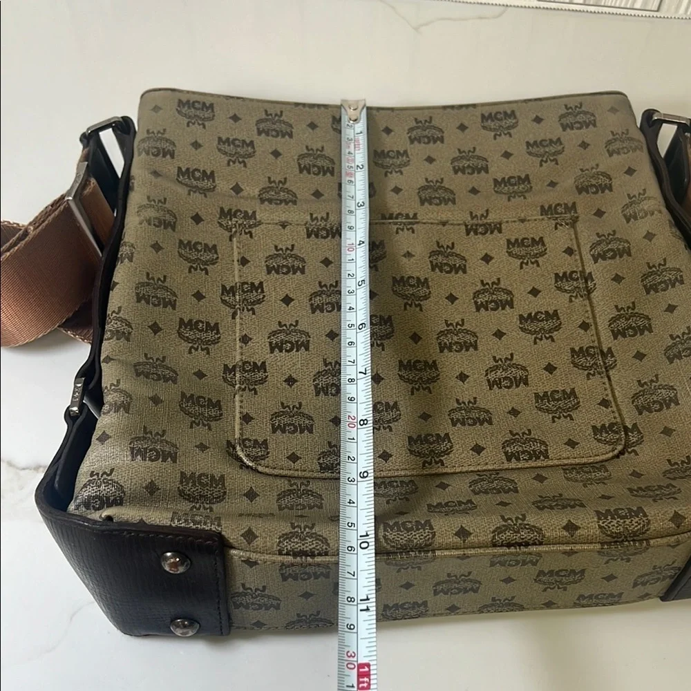 MCM Logo Messenger Bag