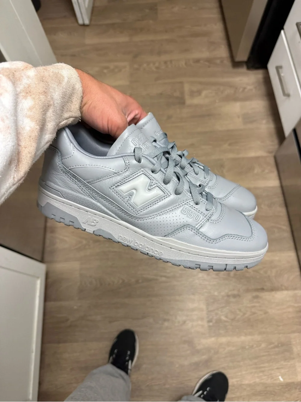 New Balance 550 Grey Grey BB550MCB Men Size 10.5 Used