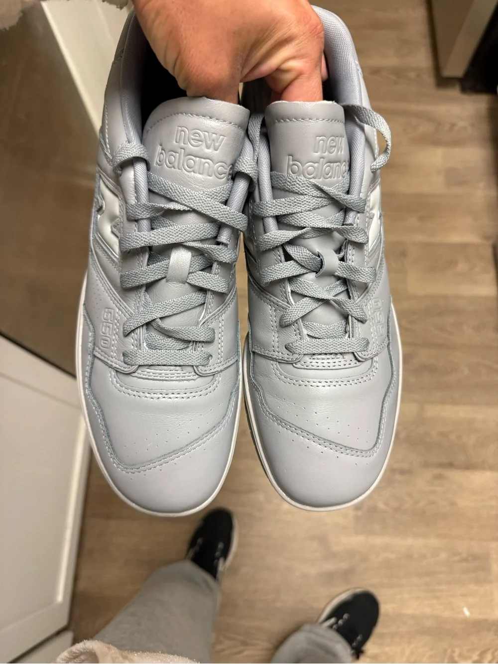 New Balance 550 Grey Grey BB550MCB Men Size 10.5 Used