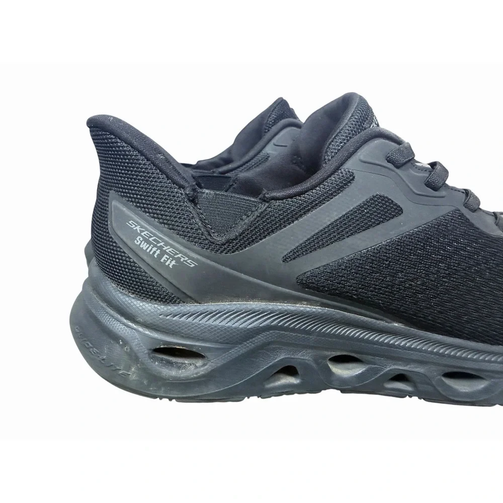 Skechers Mens Glide Lite Swift Fit Hands Free Slip On Walking Shoes Black 13