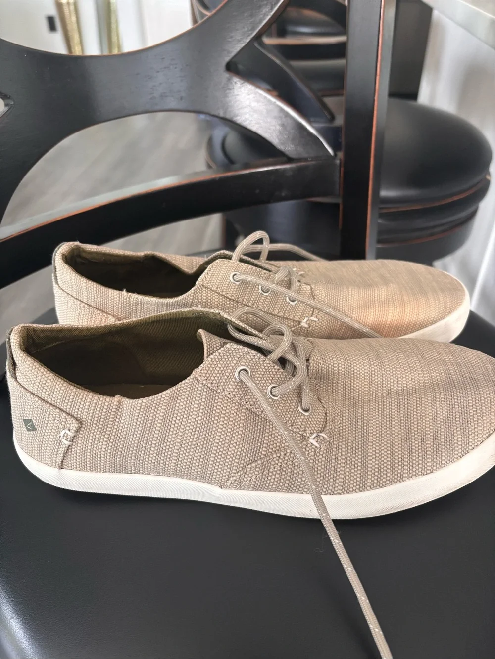 Sperry Men’s Tan Knit Lace-Up Boat Shoes