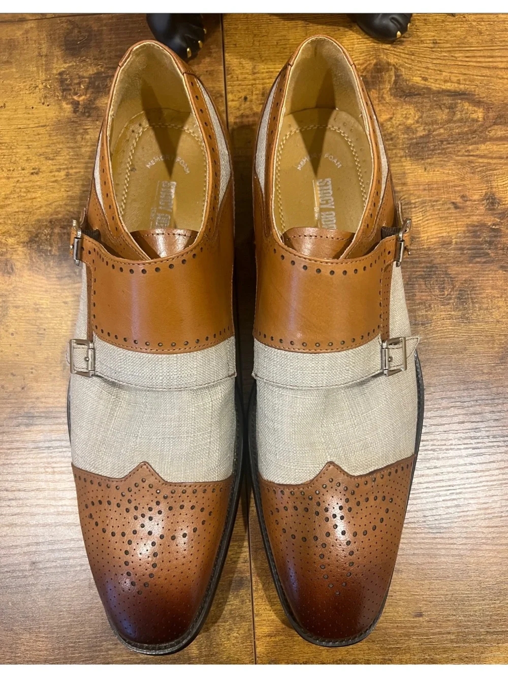Stacy Adams buffalo leather