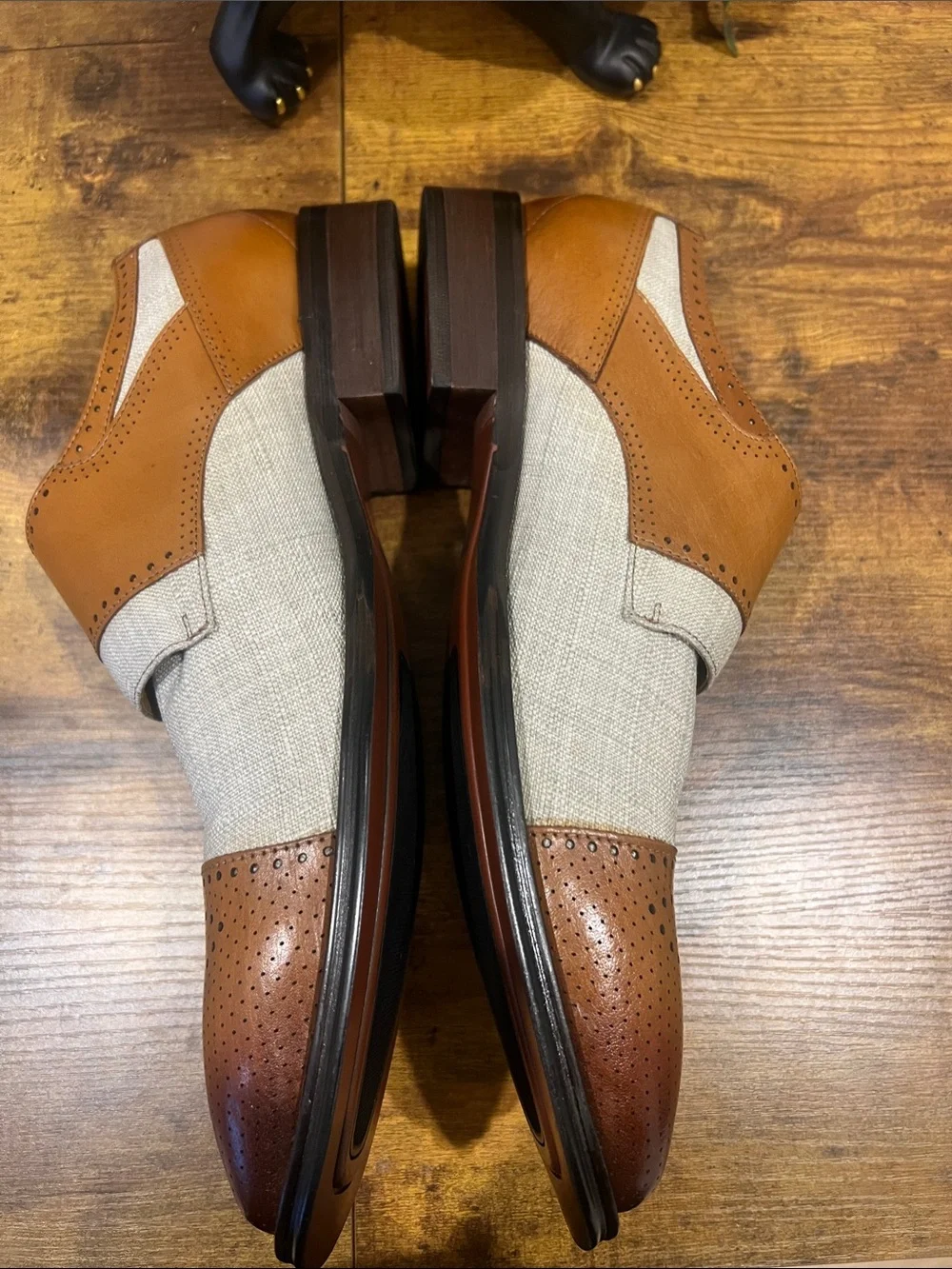 Stacy Adams buffalo leather