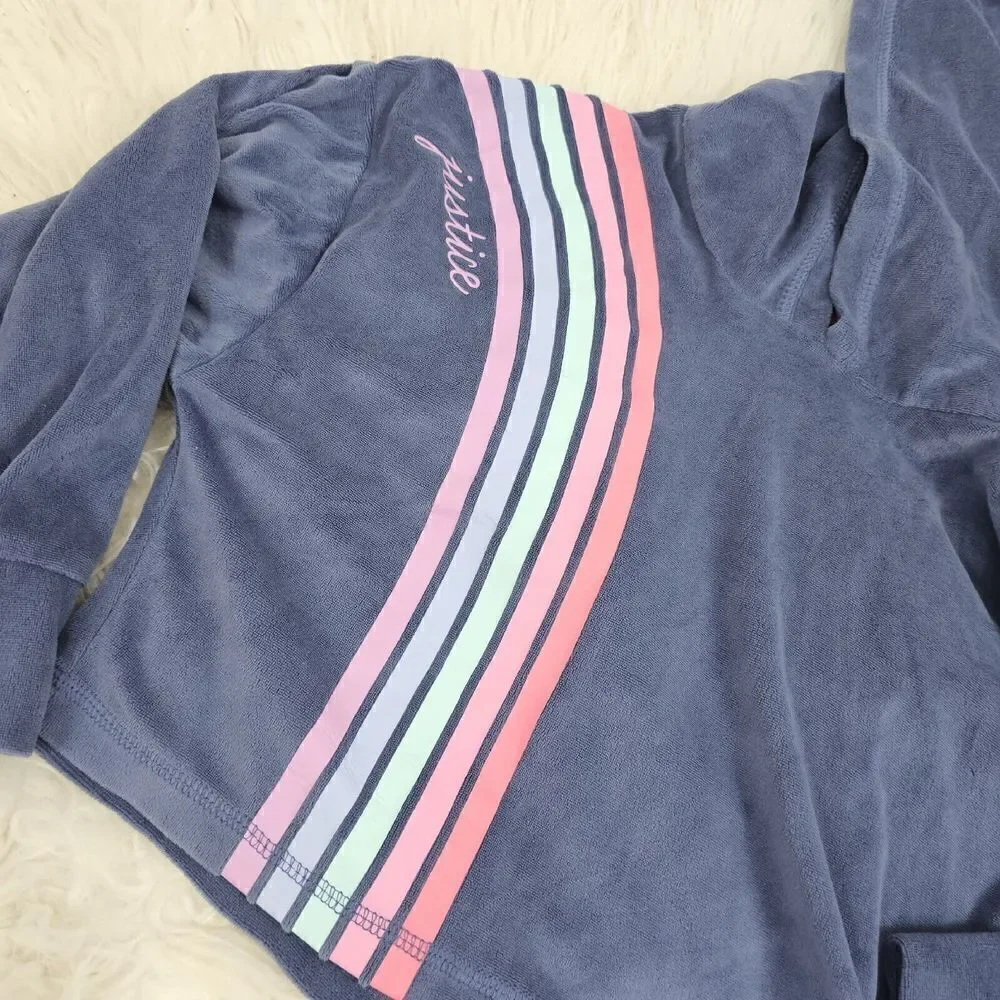 Justice xs outfit blue