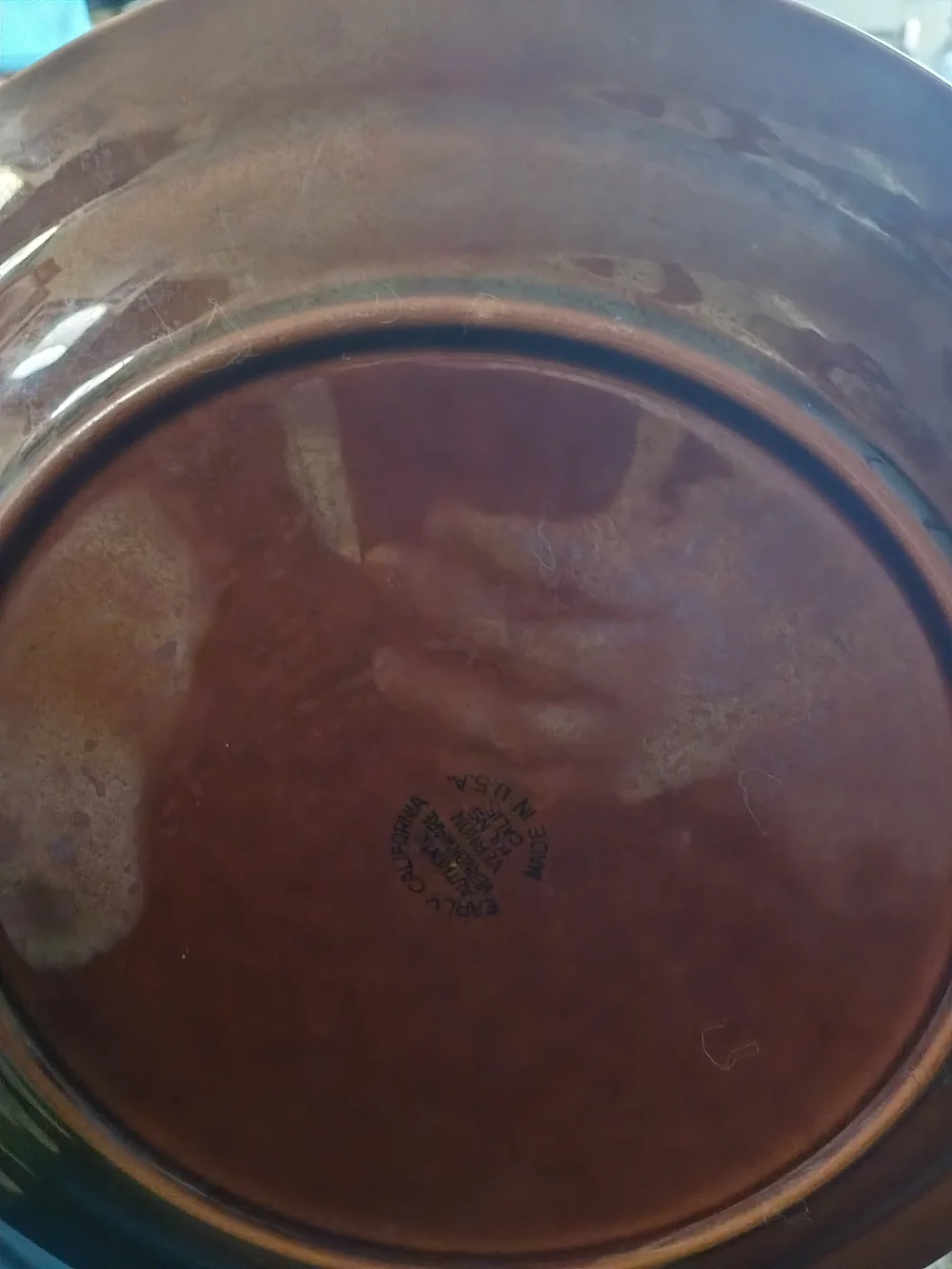 early California Vernonware elegant rustic