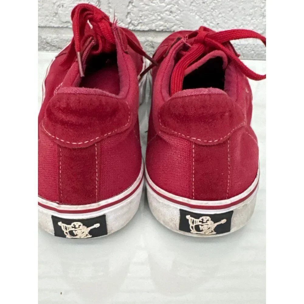 True Religion Bellamy Men Canvas Suede Lace Up Lifestyle Sneakers Size 10