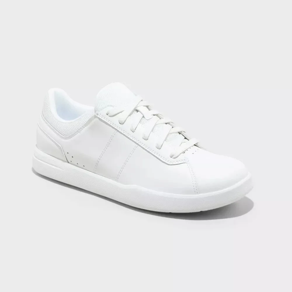 Men's Scout Sneakers by Goodfellow & Co White Size 12 New With Tags