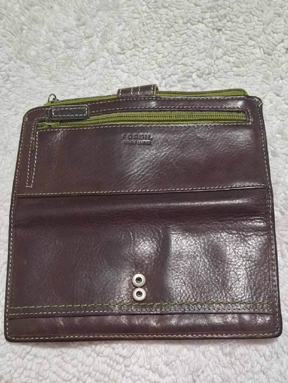 Fossil leather wallet